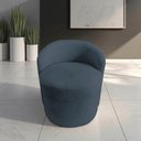 Ver imagem 1 de Poltrona Decorativa Yara Orgânica Bouclé Cinza