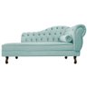 Diva Recamier Diana 160cm Lado Esquerdo Suede - Amarena Móveis - Azul Tiffany - 2