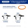 Borracha de Silicone Original Panela de Pressão Tramontina Solar Antiga - 2