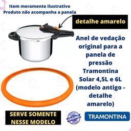 Borracha de Silicone Original Panela de Pressão Tramontina Solar Antiga - 3