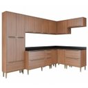 Ver imagem 2 de Cozinha Completa 8 Módulos 16 Portas Calábria Multimóveis