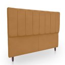 Ver imagem 5 de Cabeceira Estofada Moderna e Elegante para Cama de Casal 140 Eros Suede