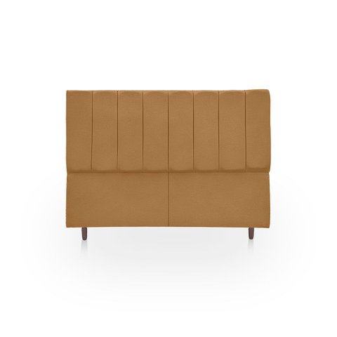 Cabeceira Estofada Moderna e Elegante para Cama de Casal 140 Eros Suede