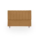Ver imagem 1 de Cabeceira Estofada Moderna e Elegante para Cama de Casal 140 Eros Suede