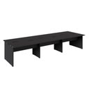 Ver imagem 6 de Plataforma de Trabalho 6 Lugares com Pé Painel MDP 360cm Preto F5 Office
