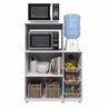 Armário Multiuso para Forno e Micro-Ondas com Fruteira 2531  - 2