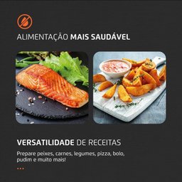 Fritadeira Elétrica sem Óleo Air Fryer Oven 2 em 1 Afo-12l-bi 12l Digital Mondial 110v - 8