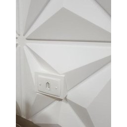 Caixinha Em Mdf Tomada Acabamento Para Revestimento 3D 4X2 - 4