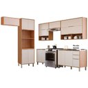 Ver imagem 2 de Cozinha Completa Esplêndida 7 Peças (4aéreos+2balcões+1torrequente) C7p183 Freijo/off White -