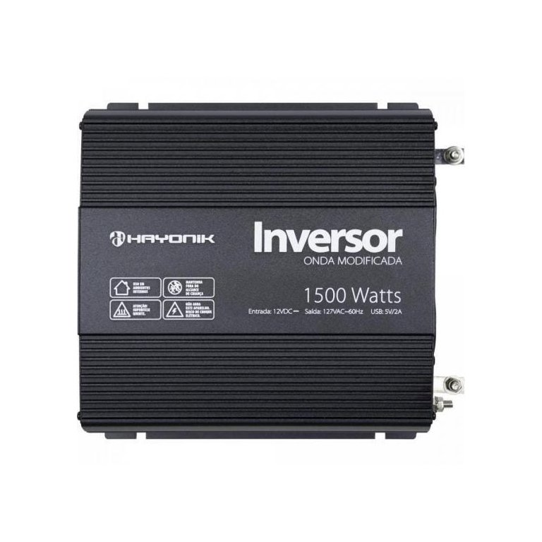 Inversor de Onda Modificada 1500W 12VDC/127V PW11-3 HAYONIK
