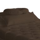 Ver imagem 3 de Kit Maca e Escada Para Massagem e Estética Corano Marrom - LM DECOR