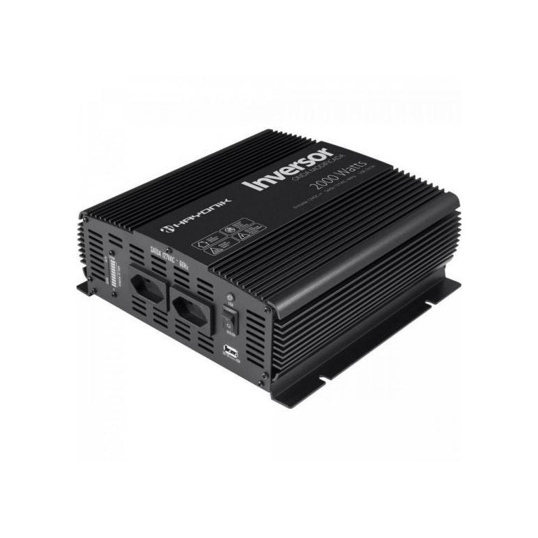 Inversor de Onda Modificada 2000W 12VDC/127V PW11-4 HAYONIK