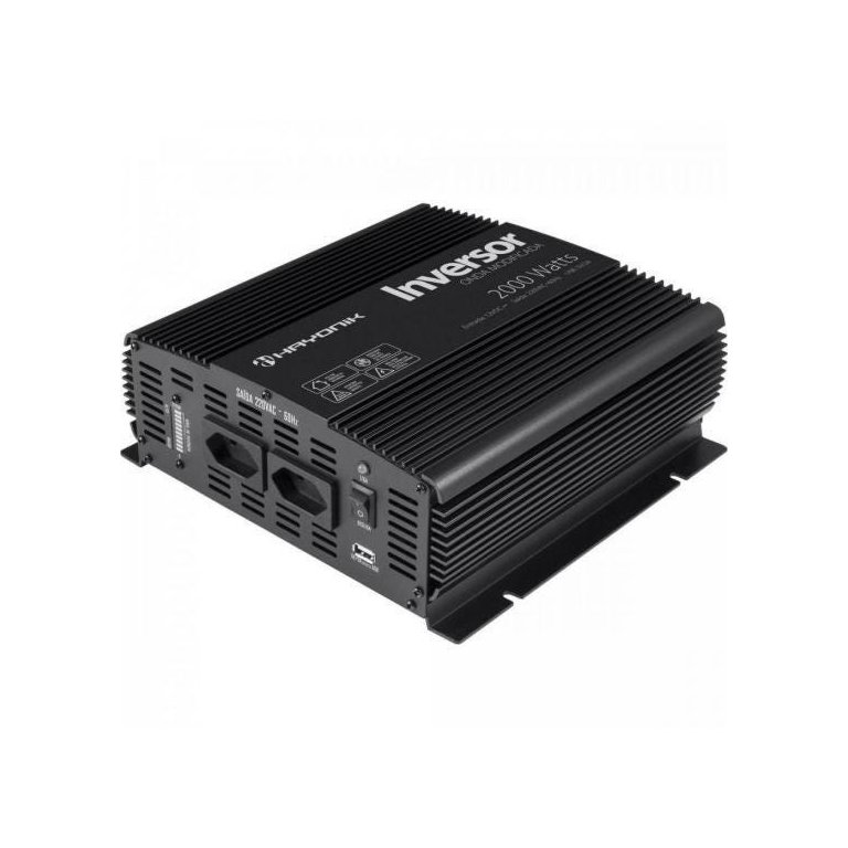 Inversor de Onda Modificada 2000W 12VDC/220V PW11-5 HAYONIK