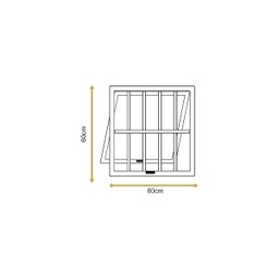 Vitro Maxim Ar com Grade Preto 60x60 Linha 25 Jade - 3