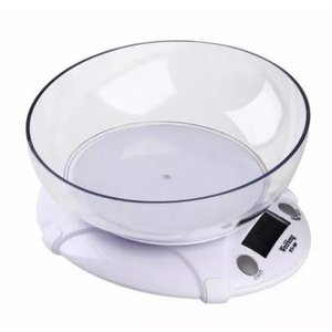 Balança Digital Precisão Alimento Cozinha Com Bandeja 10kg BS0189