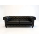 Ver imagem 3 de Sofá 3 Lugares Chesterfield Classico Preto