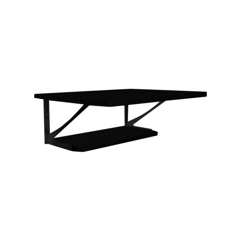 Kit Prateleiras Decore Multivisão Preto Kit Prateleiras Decore Multivisão Preto