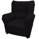 Ver imagem 4 de Poltrona Reclinavel Manu Preto - Aguias Decor Home