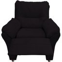 Ver imagem 3 de Poltrona Reclinavel Manu Preto - Aguias Decor Home