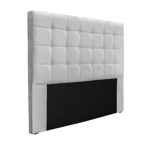 Cabeceira Cama Box Solteiro 90 Cm Verona Linho Grigio S04 - D'Rossi