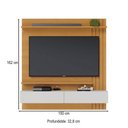 Ver imagem 2 de Painel para Tv até 65 Polegadas Juriti 2 Portas 2 Prateleiras Naturale/off White Matte - Colibri