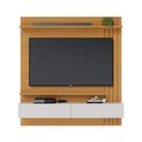 Ver imagem 1 de Painel para Tv até 65 Polegadas Juriti 2 Portas 2 Prateleiras Naturale/off White Matte - Colibri