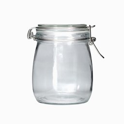 Pote Hermético Vidro Premium Redondo com Super Trava 830ml - 6