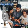 Regulador Registro de Gás de Cozinha Doméstico 1kg/h + Mangueira 80cm com Abraçadeiras | Aliança - 10