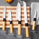 Ver mais imagens de Faca para Peixe Brinox Inox 4' Samurai Faca Cortar Limpar