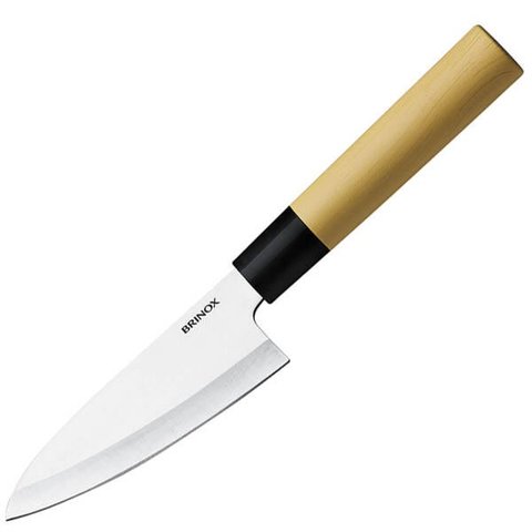 Faca para Peixe Brinox Inox 4' Samurai Faca Cortar Limpar