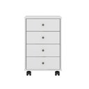 Ver imagem 4 de Gaveteiro Office Presence 4 Gavetas com Rodizio Demobile Cor:branco
