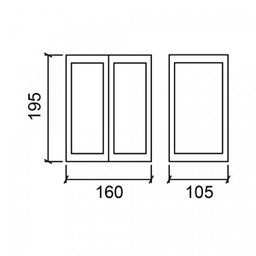 Arandela Milan 1632 Volare 19,5cm x 16cm - 2