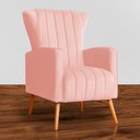 Ver imagem 6 de Kit 02 Poltronas Melinda Veludo Rosa