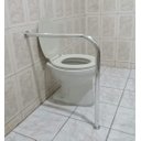 Ver imagem 2 de Barra de Apoio para Vaso Sanitário em L 60x70 cm em Alumínio
