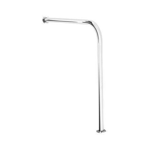 Barra de Apoio para Vaso Sanitário em L 60x70 cm em Alumínio