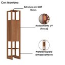 Ver imagem 5 de Estante Multiuso 3 Prateleiras Ey107 200x40 Cm Montana Novam