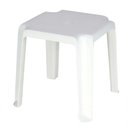 Ver imagem 1 de Mesa de Apoio Pituba Baixa Tampo em Polipropileno Estrutura em Plástico Branco Tramontina