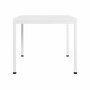 Ver imagem 4 de Mesa Cozinha e Refeitório 4 Lugares Quadrada 90cm x 90cm Pés Metal Casa Lar Cor:Branco