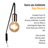 Arandela Fluxo 70 Cm - Cobre - 2543-10 - 7