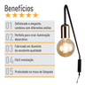 Arandela Fluxo 70 Cm - Cobre - 2543-10 - 6