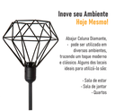 Ver imagem 4 de Abajur Coluna Diamante - Preto - 3112-3