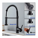 Ver imagem 2 de Kit Cuba Cozinha Gourmet Aço Inox 60x42  E Torneira Flexível Preta Brinovar