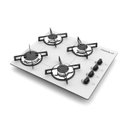 Ver imagem 1 de Cooktop Chamalux 4 Bocas Branco - Gás Natural