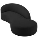 Ver imagem 7 de Divã Recamier Orgânico França 220cm Lado Direito Bouclé