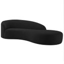 Ver imagem 2 de Divã Recamier Orgânico França 220cm Lado Direito Bouclé