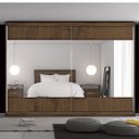 Ver imagem 1 de Guarda-Roupa Casal com Espelho 2 Portas de Correr Modena