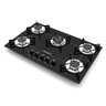 Cooktop Chamalux 5 Bocas Preto - Gás Natural - 1