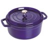 CAÇAROLA REDONDA DE FERRO FUNDIDO STAUB 24CM AZUL MARINHO - 1