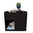 Ver imagem 4 de Mesa de Cabeceira Cama Pet Cães 45x45x40 Preto