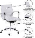 Ver imagem 5 de Cadeira Diretor Charles Eames Esteirinha - Cor Branco - Pollo Móveis - 32874